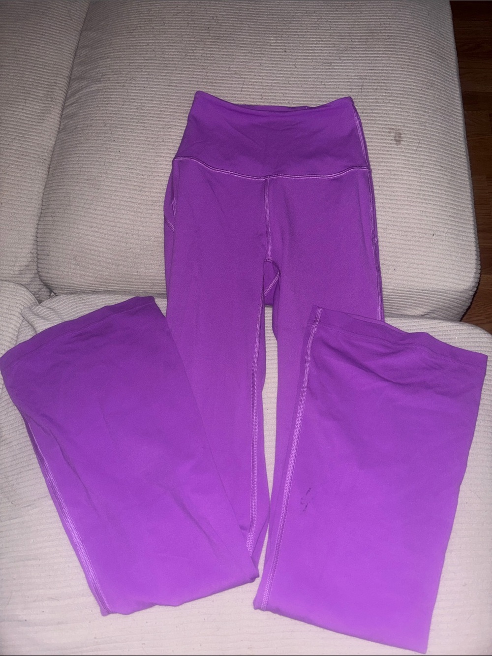 Lululemon Vibrant Purple High-Waist Yoga Pants